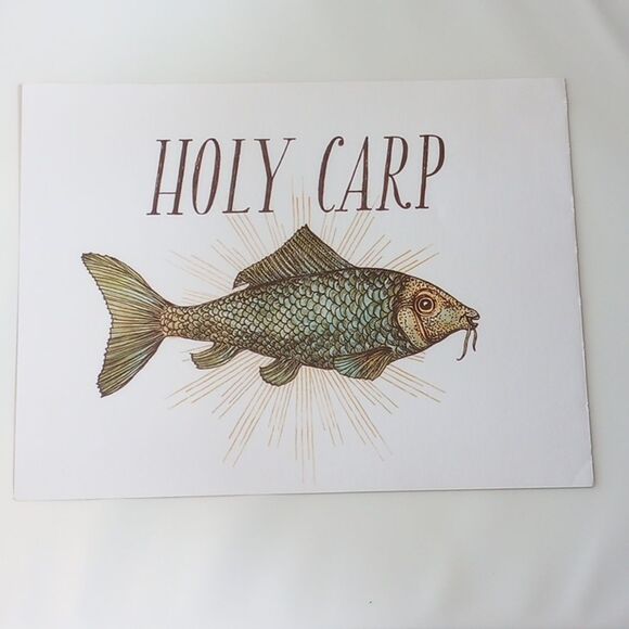 Set of Five Double-sided Frida Clements Animal Pun Prints - Picture 3 of 11